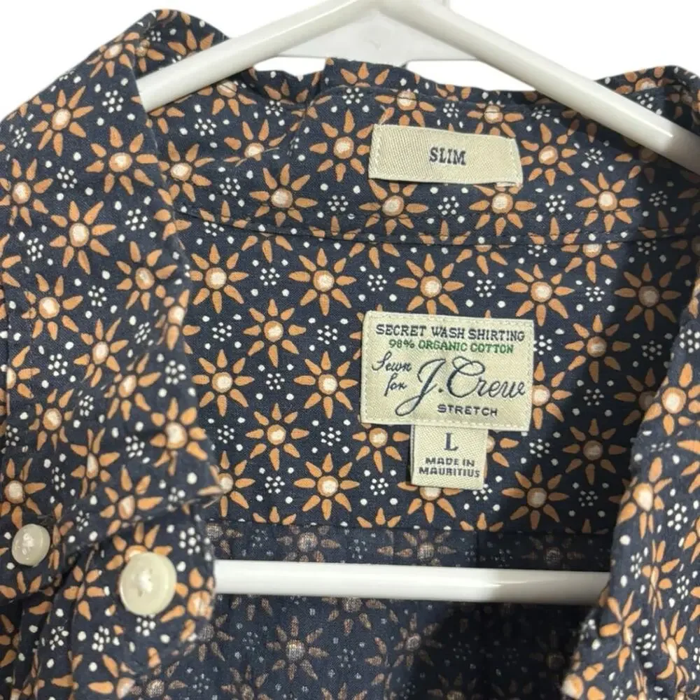 JCrew Slim Oxford Long Sleeve Button Down Shirt